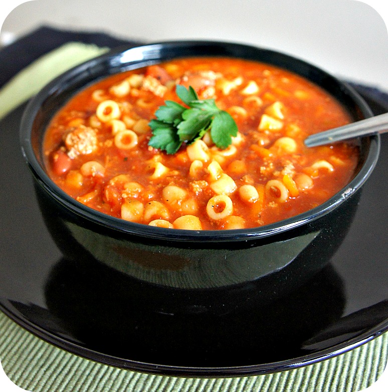 Can pasta fagioli be made in a slow cooker?